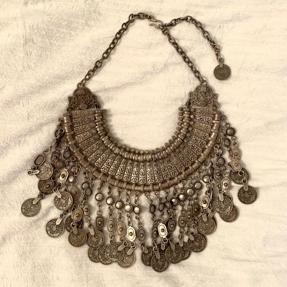 Child of Wild Free People Coin Necklace Boho Gypsy